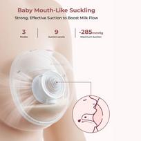 pientraukis momcozy - Momcozy M5 išmanusis nešiojamas pientraukis, Pilkas (Grey) - 6 nuotrauka