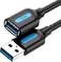 extension cable usb 3 0 - Vention USB 3.0 male to female extension cable CBHBF 1m Juodas (Black) - 2 nuotrauka