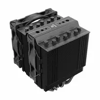 cpu argb cooler - Akasa Soho H7 Dual Tower CPU Cooler, ARGB - 120 mm, Black - 3 nuotrauka