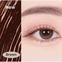 rudas blakstienu tusas - Heimish Dailism Smudge Stop Mascara 9 g Ruda (Brown) - 2 nuotrauka