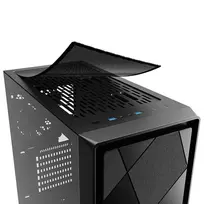rgb korpuso - Kompiuterio korpusas Sharkoon VS8 RGB, skaidri/juoda - 6 nuotrauka