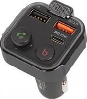 blow bluetooth - BLOW 74-166 FM siųstuvas Bluetooth 5.1 + QC3.0 Juodas (Black) - 3 nuotrauka
