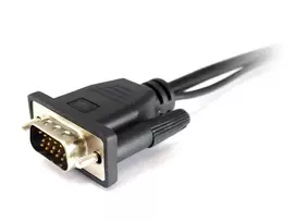 hdmi hdmi audio - Equip 119038 VGA į HDMI adapteris su garsu, 15 cm, Juodas (Black) - 2 nuotrauka