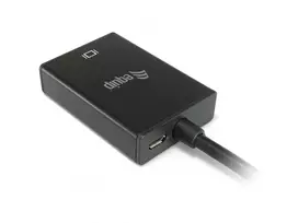 hdmi hdmi audio - Equip 119038 VGA į HDMI adapteris su garsu, 15 cm, Juodas (Black) - 3 nuotrauka