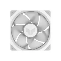kompiuterio ventiliatorius - ASUS TUF GAMING TR120 ARGB REVERSE 3IN1 White 120 mm Case Fan 3-Pack - 6 nuotrauka