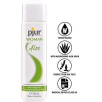 water based lubricant - Lubrikantas Pjur Woman Aloe (100 ml) - 5 nuotrauka