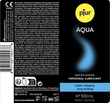 lubrikantai - Lubrikantas pjur AQUA, 250 ml - 3 nuotrauka