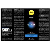 paprikos - Lubrikantas pjur Man Steel gel 50 ml - 2 nuotrauka