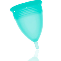 menstruacine taurele - Menstruacinė taurelė Stercup, dydis L, Aquamarine (Akvamarinas) - 4 nuotrauka