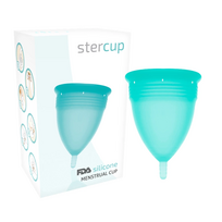 menstruacine taurele - Menstruacinė taurelė Stercup, dydis L, Aquamarine (Akvamarinas) - 5 nuotrauka