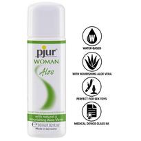 vandens pagrindo lubrikantas - Lubrikantas Pjur Woman Aloe (30 ml) - 2 nuotrauka