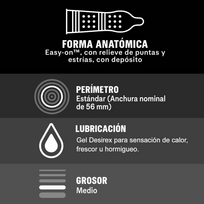 prezervatyvai durex 12 vnt - Durex prezervatyvai Intense Orgasmic, 12 vnt. - 3 nuotrauka