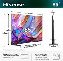 tv 4k - Hisense 85E7S - 8 nuotrauka