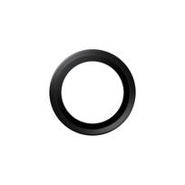 juodas apsauginis stiklas iphone - PanzerGlass Hoops Ceramic II tempered glass for iPhone Air lens - 3 nuotrauka