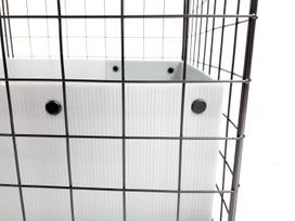 voljeras sunims - Voljeras C&C Modular, 145 x 75 x 37 cm, metalas - 4 nuotrauka