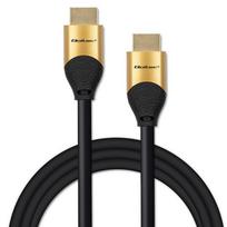 aukso laidas - Qoltec 50356 HDMI v2.1 kabelis itin didelės spartos 8K ,  60Hz ,  28AWG ,  Auksinis ,  3m - 4 nuotrauka