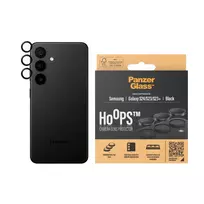 ekrano apsauga samsung galaxy s23 - PanzerGlass Hoops Camera Sam S24 / S23 / S23  czarny/black 1207 camera lens protector hoop optic rings - 4 nuotrauka