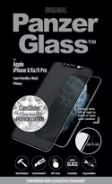 iphone 11 x - PanzerGlass Grūdintas stiklas skirtas iPhone X/Xs/11 Pro Case Friendly Swarovski CamSlider Privacy Juodas (P2680) - 2 nuotrauka