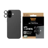 16 ekrano plevele - PanzerGlass Hoops Tempered Glass Lens Screen Protector for iPhone 16 / 16 Plus / 17 - 5 nuotrauka