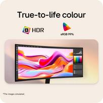 3440 - LG 34U601B-B.AEUQ 34", WQHD, VA, 120Hz, lenktas - 14 nuotrauka