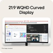 3440 - LG 34U601B-B.AEUQ 34", WQHD, VA, 120Hz, lenktas - 15 nuotrauka