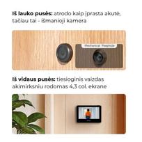 duru akute - IMOU Smart Door View VD1 Juodas (Black) - 8 nuotrauka