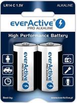 baterija lr1 1.5v - everActive Pro Alkaline LR14 C baterijos, 2 vnt. - 3 nuotrauka