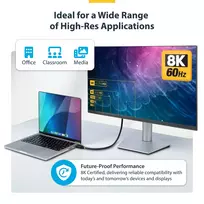 hdmi 2.1 5m - StarTech.com HDMI 2.1 5m Ultra High Speed Kabelis 8K 60Hz Juodas (Black) - 4 nuotrauka