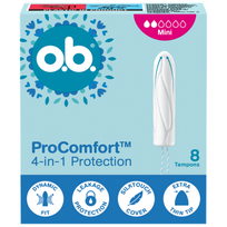 camelia paketai - O.B. tamponai PRO COMFORT MINI, 8 vnt. - 2 nuotrauka