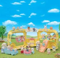 autobuso modelis - SYLVANIAN FAMILIES 3-kerros autobusas Rainbow Fun Kindergarten (5744) - 5 nuotrauka