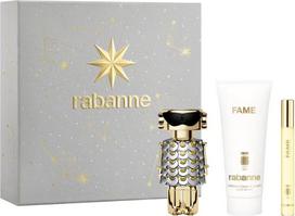 Paco Rabanne Fame rinkinys: EDP 50 ml + EDP 10 ml + kūno losjonas 100 ml