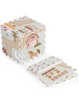 putos - ECOTOYS lavinamasis putplasčio kilimėlis-dėlionė Farm - 6 nuotrauka