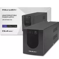 12v 7ah - QOLTEC 53775 UPS 1200VA 720W - 7 nuotrauka