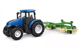 rc tractor - Amewi RC traktorius su Kreiselschwader 1:24 Mėlynas (Blue) - 5 nuotrauka
