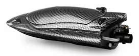 rc modeliai - Amewi Stingray Speedboot 335mm RTR Anglies (Carbon) - 6 nuotrauka