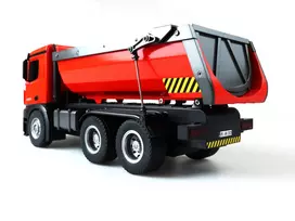 kranas zaislas - Amewi Mercedes-Benz Arocs Savivartis 1:14 Raudonas (Red) RTR - 2 nuotrauka