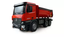 kranas zaislas - Amewi Mercedes-Benz Arocs Savivartis 1:14 Raudonas (Red) RTR - 5 nuotrauka