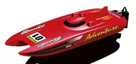 rc modeliai - Amewi RC laivas 26070 Elektrinis variklis, raudonas (Red) - 2 nuotrauka