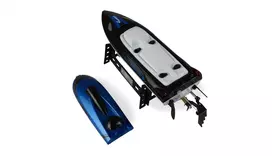 rc modeliai - Amewi Amewi Mėlyna Barracuda V2 Mini Boot 2,4GHz RTR - 2 nuotrauka