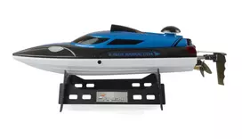 rc modeliai - Amewi Amewi Mėlyna Barracuda V2 Mini Boot 2,4GHz RTR - 3 nuotrauka