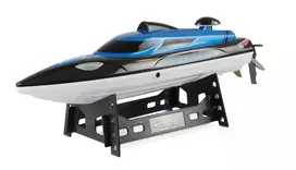 rc modeliai - Amewi Amewi Mėlyna Barracuda V2 Mini Boot 2,4GHz RTR - 5 nuotrauka
