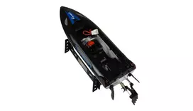 rc modeliai - Amewi Amewi Mėlyna Barracuda V2 Mini Boot 2,4GHz RTR - 6 nuotrauka