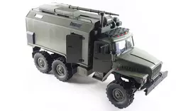 rc modeliai - Amewi RC visureigis Ural B36 Žalias (Green) 1:16 - 3 nuotrauka
