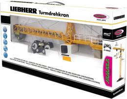 rc modeliai - Jamara RC bokštinis kranas Liebherr 1:20 Juodas/Oranžinis (Black/Orange) - 4 nuotrauka