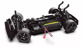 drifting rc - Amewi RC Drift Rallye LR16 4WD 1:16 RTR Balta/Mėlyna/Raudona (White/Blue/Red) - 2 nuotrauka