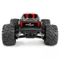 rc modeliai - Amewi M-Land Monstertruck 48km/h 4WD 1:16 RTR Raudonas 2622 - 4 nuotrauka