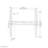 tv laikiklis 400x400 - NEOMOUNTS BY NEWSTAR SCREEN WALL MOUNT (TILT, LOCKABLE, VESA 400X400) - 10 nuotrauka