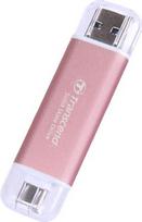 usb 512 diskas - Transcend ESD310, SSD, 512 GB, rožinė - 3 nuotrauka