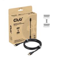 displayport kabelis 1.2 - Club 3D CAC-1093 DisplayPort 2.1 kabelis 3m Juodas (Black) - 6 nuotrauka