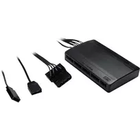 rgb ventiliatoriai - Inter-Tech Argus RGB Fan Set RS-14 140mm Black (juodas), 3 vnt. - 4 nuotrauka